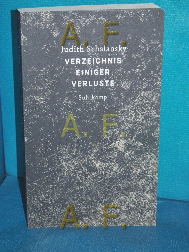 Schalansky Judith, Verzeichnis einiger Verluste suhrkamp